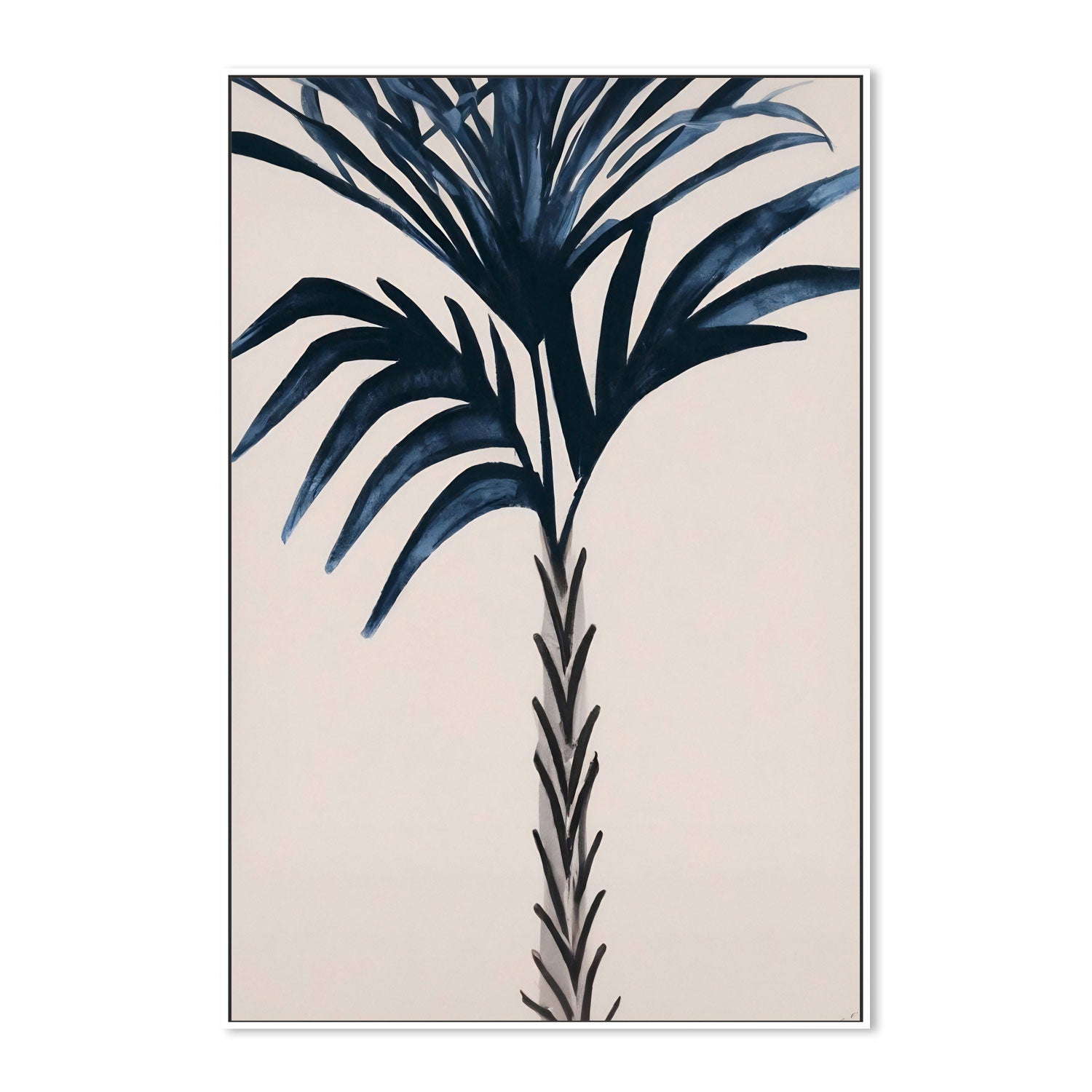 wall-art-print-canvas-poster-framed-Indigo Palm Love , By Pictufy-5