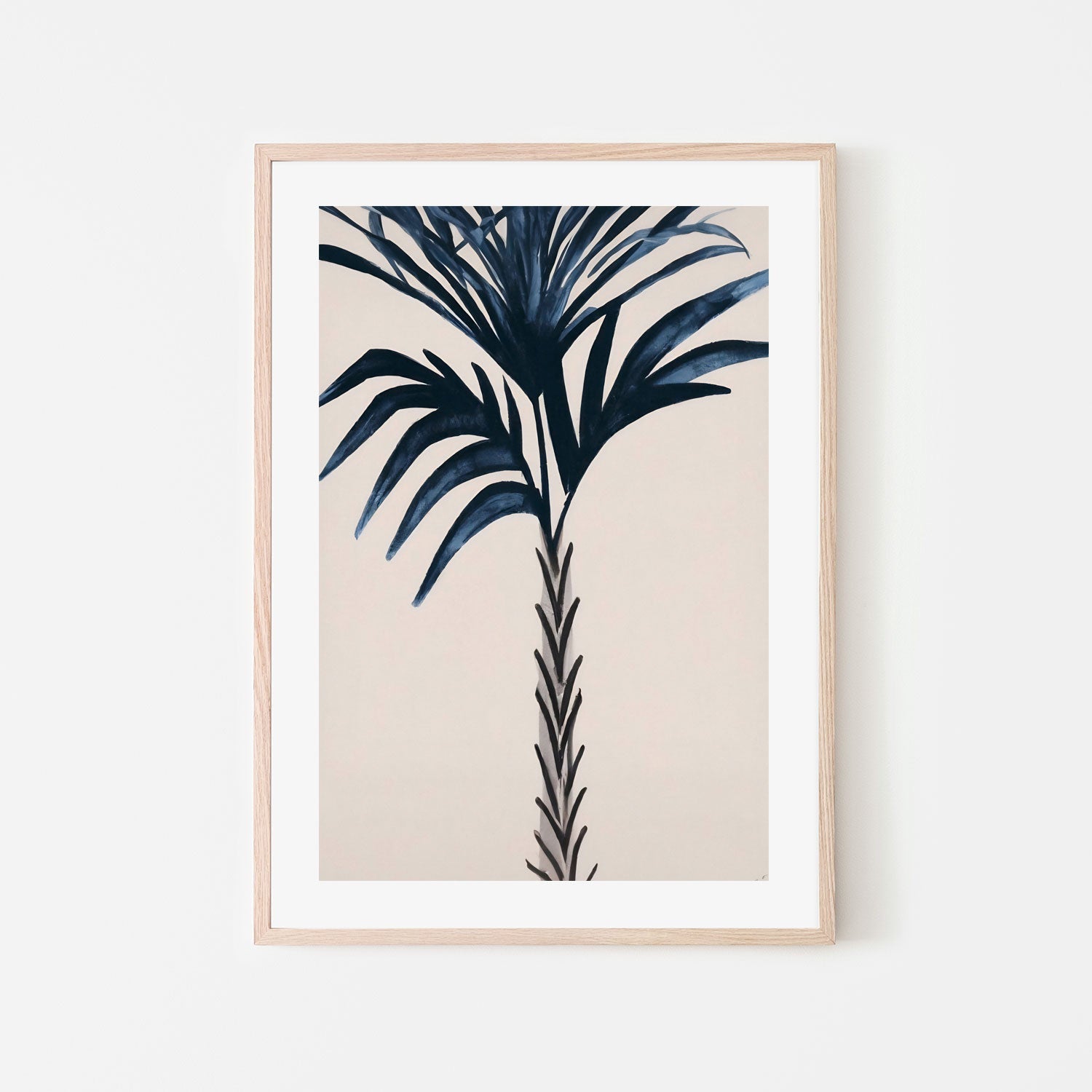 wall-art-print-canvas-poster-framed-Indigo Palm Love , By Pictufy-6