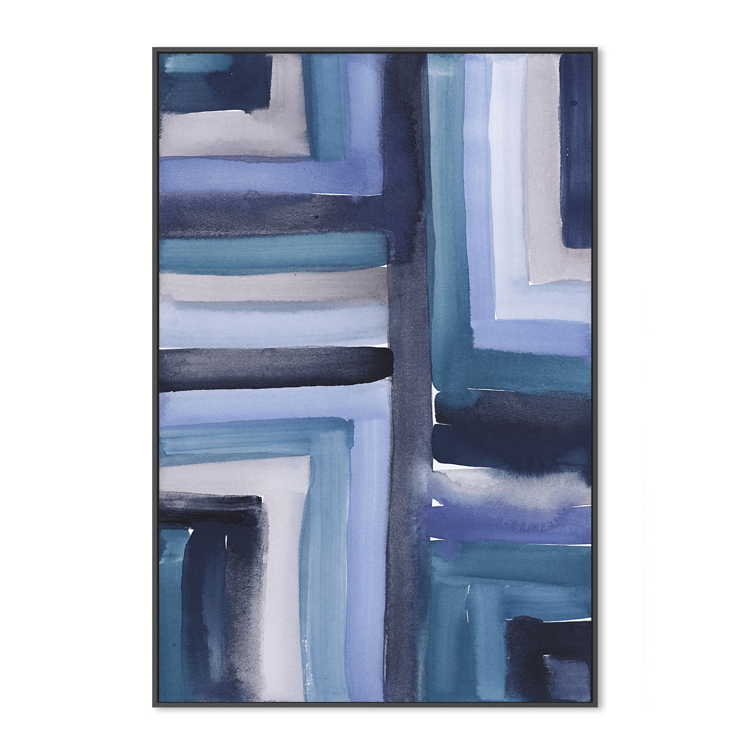 wall-art-print-canvas-poster-framed-Indigo River, Style B , By Aubrey-3