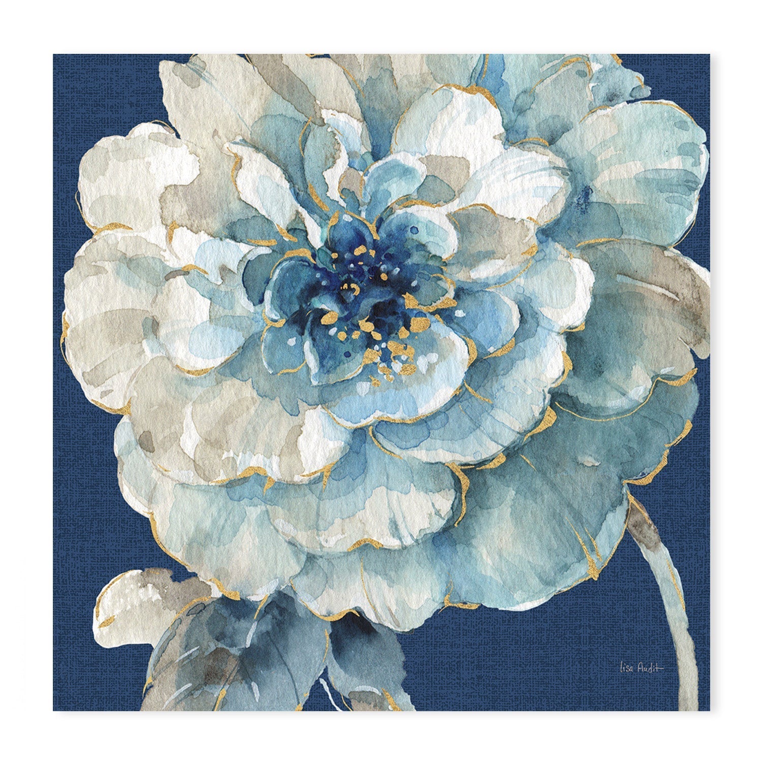 wall-art-print-canvas-poster-framed-Indigold Navy, Style A & B, Set Of 2 , By Lisa Audit-GIOIA-WALL-ART