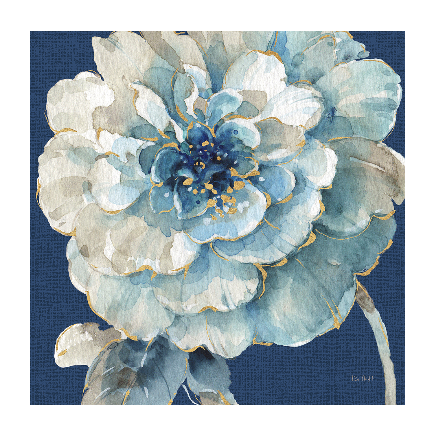 wall-art-print-canvas-poster-framed-Indigold Navy, Style B , By Lisa Audit-GIOIA-WALL-ART