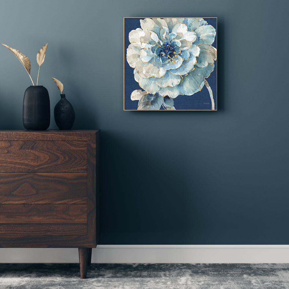 wall-art-print-canvas-poster-framed-Indigold Navy, Style B , By Lisa Audit-GIOIA-WALL-ART
