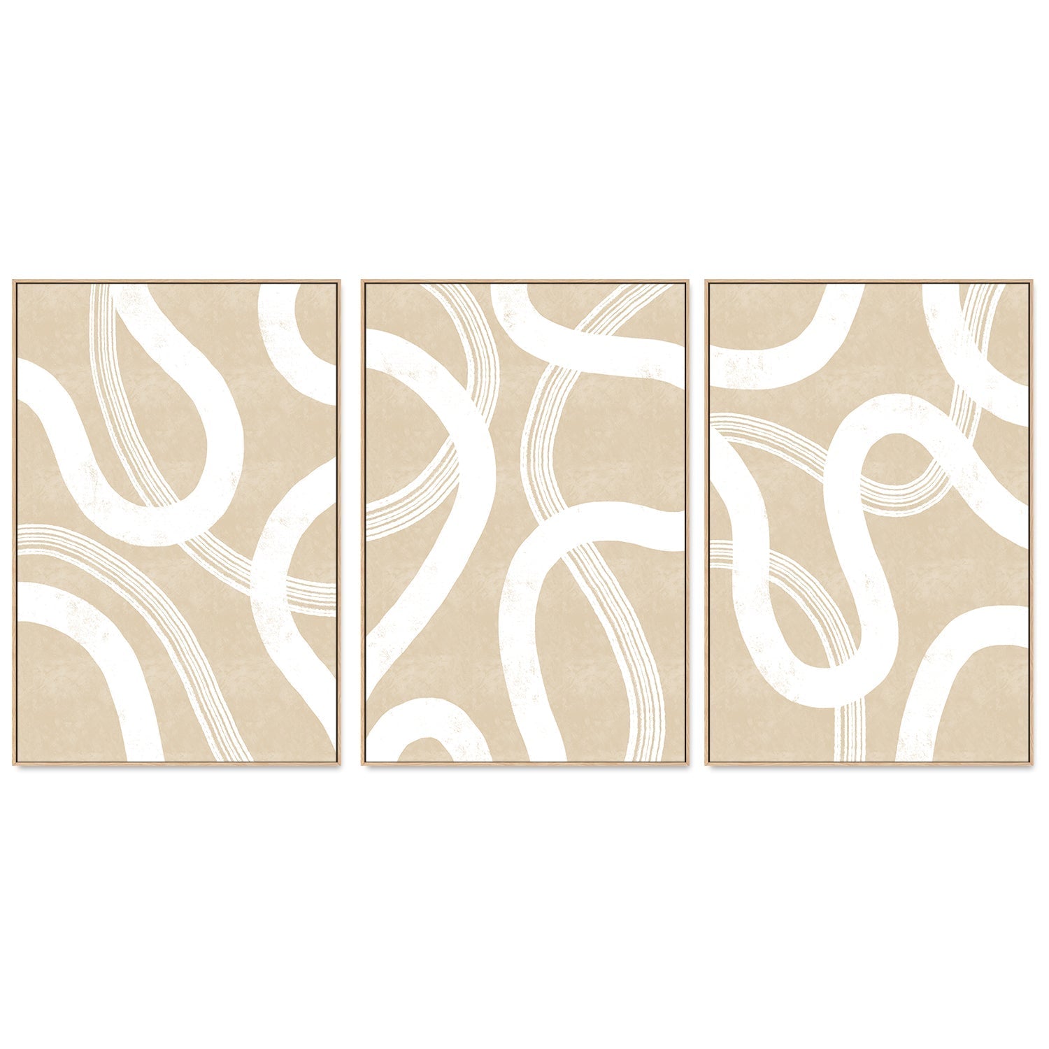 wall-art-print-canvas-poster-framed-Infinite Calm, Style A, B & C, Set Of 3 , By Caroline Cerrato-4