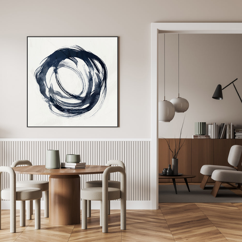 wall-art-print-canvas-poster-framed-Infinity Blue, Style A , By Nina Blue-7