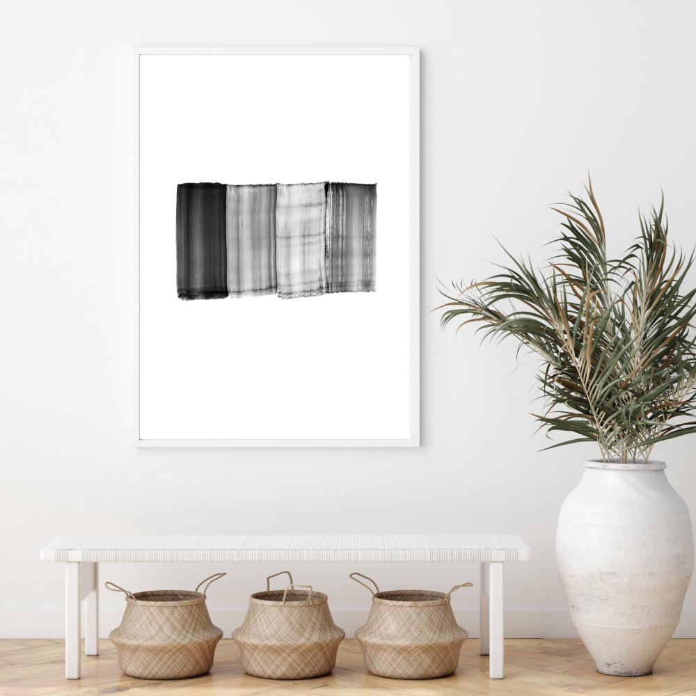 wall-art-print-canvas-poster-framed-Ink Brush Strokes-by-Danushka Abeygoda-Gioia Wall Art