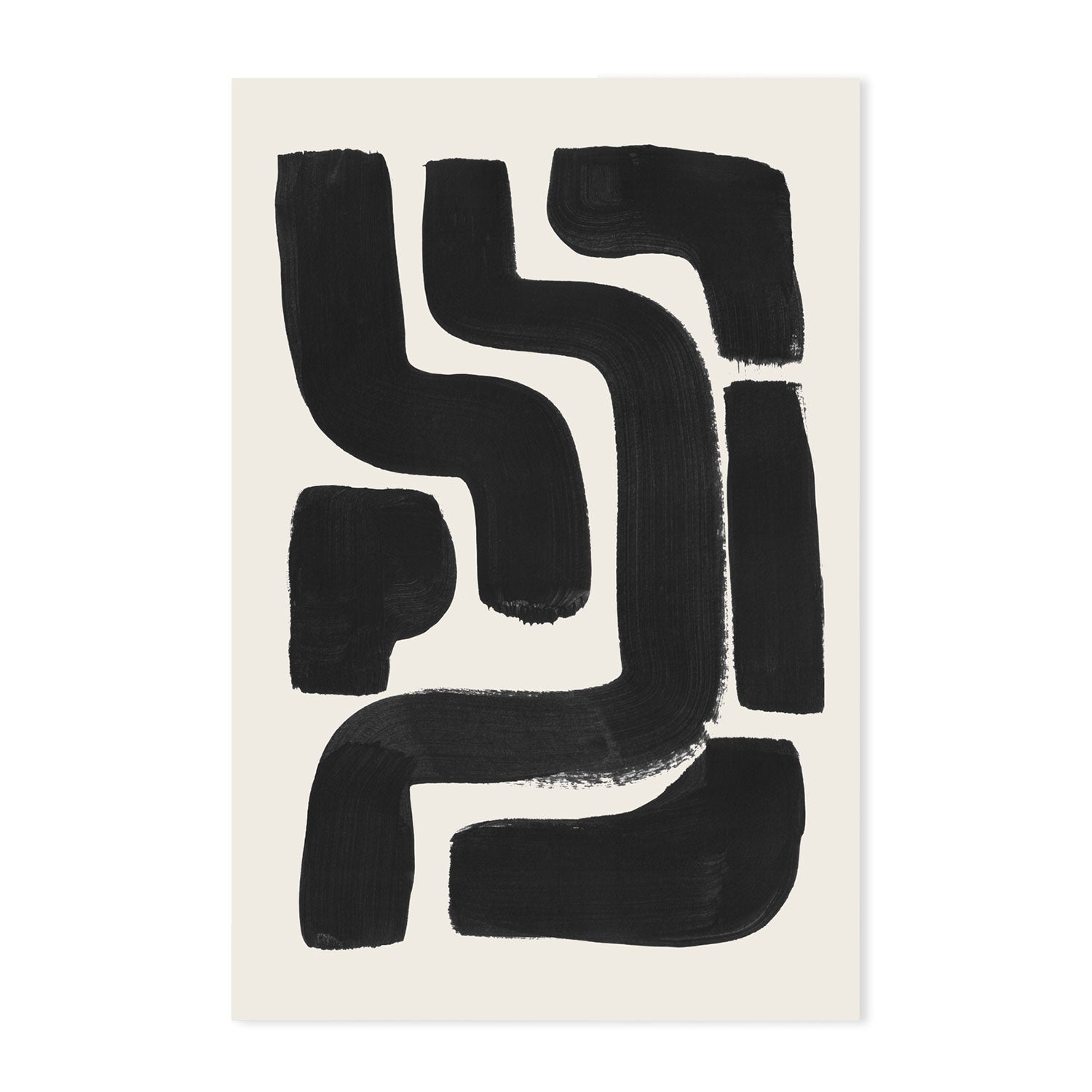wall-art-print-canvas-poster-framed-Ink Maze , By Ejaaz Haniff-GIOIA-WALL-ART