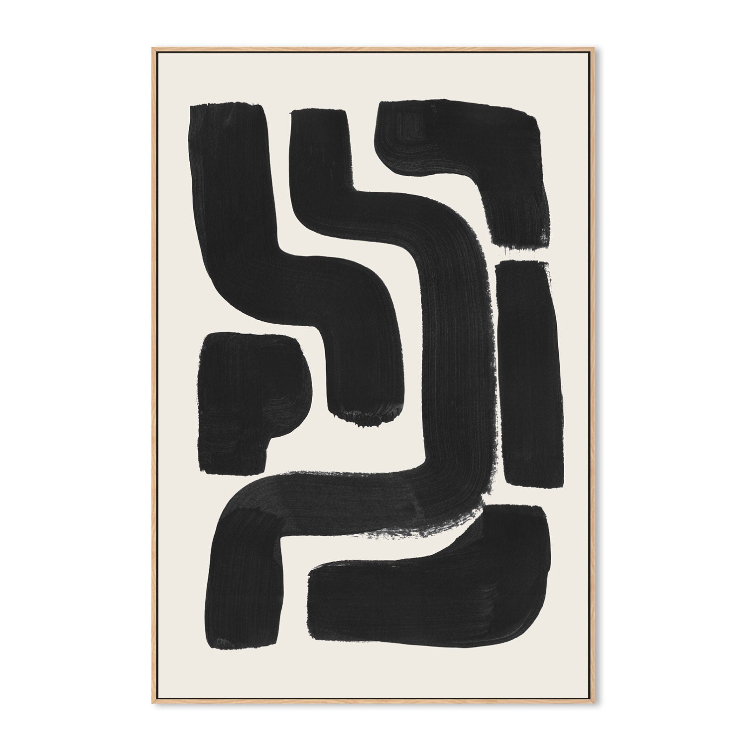 wall-art-print-canvas-poster-framed-Ink Maze , By Ejaaz Haniff-GIOIA-WALL-ART