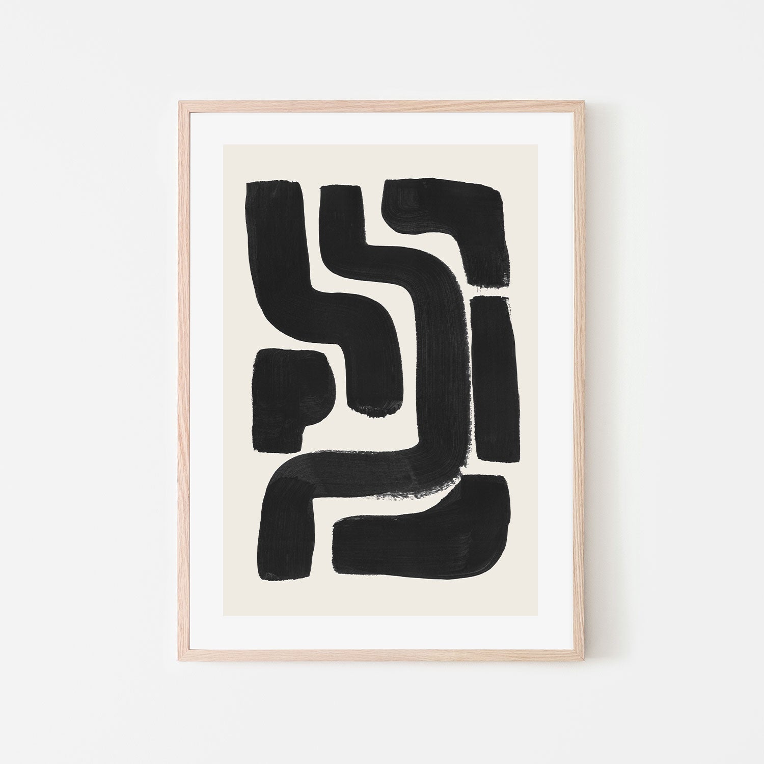 wall-art-print-canvas-poster-framed-Ink Maze , By Ejaaz Haniff-GIOIA-WALL-ART