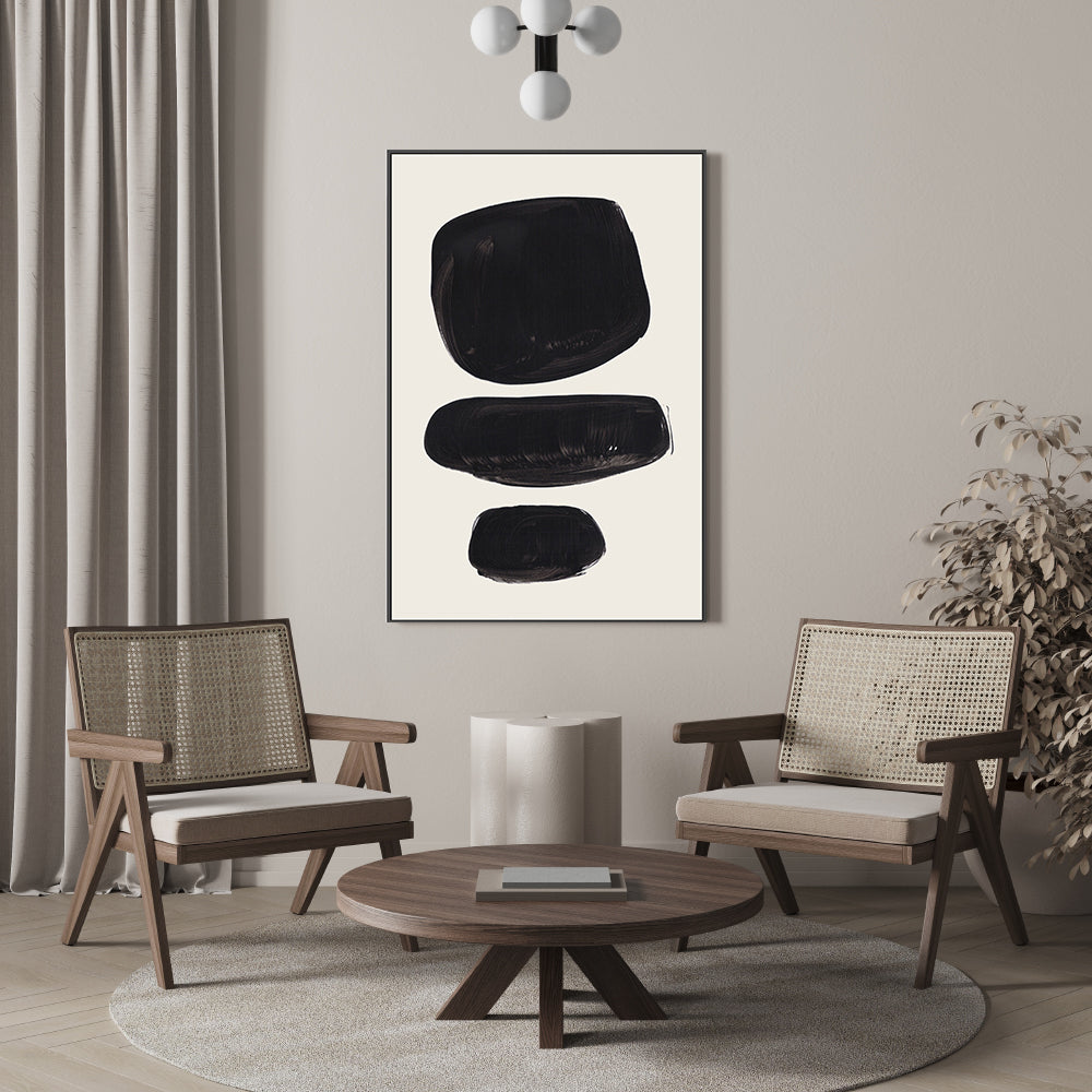 wall-art-print-canvas-poster-framed-Ink Pebble , By Ejaaz Haniff-GIOIA-WALL-ART