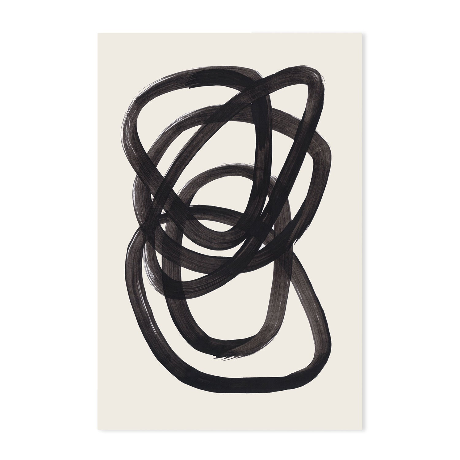 wall-art-print-canvas-poster-framed-Ink Spiral Rings , By Ejaaz Haniff-GIOIA-WALL-ART