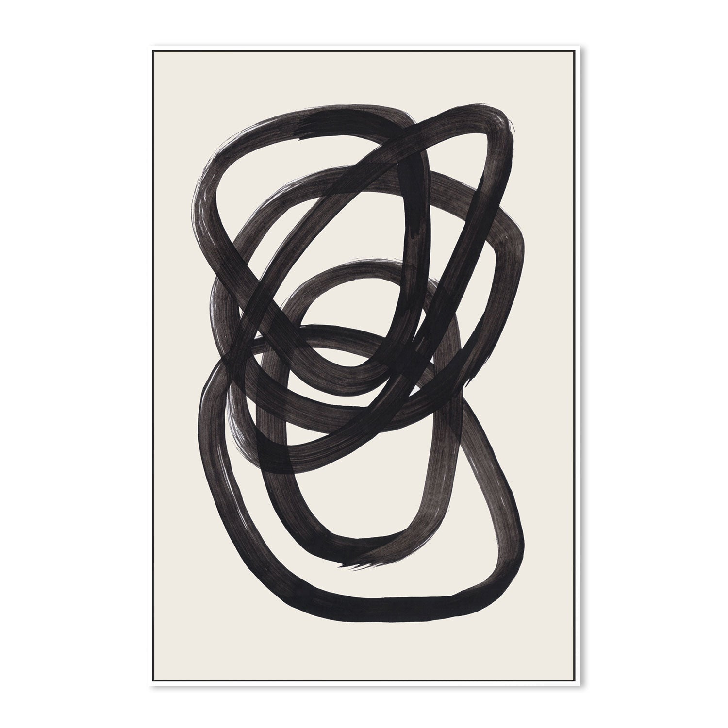 wall-art-print-canvas-poster-framed-Ink Spiral Rings , By Ejaaz Haniff-GIOIA-WALL-ART