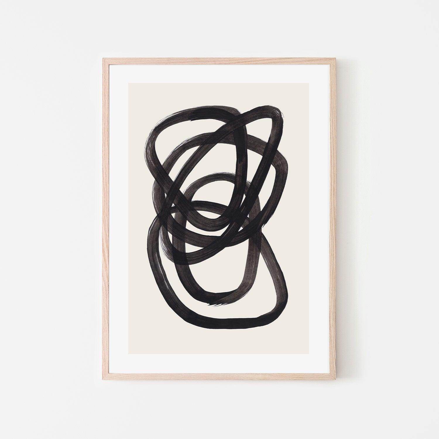 wall-art-print-canvas-poster-framed-Ink Spiral Rings , By Ejaaz Haniff-GIOIA-WALL-ART