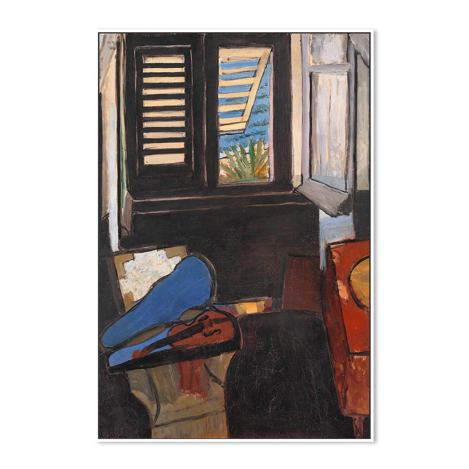 wall-art-print-canvas-poster-framed-IntAcrieur Au Violon-5