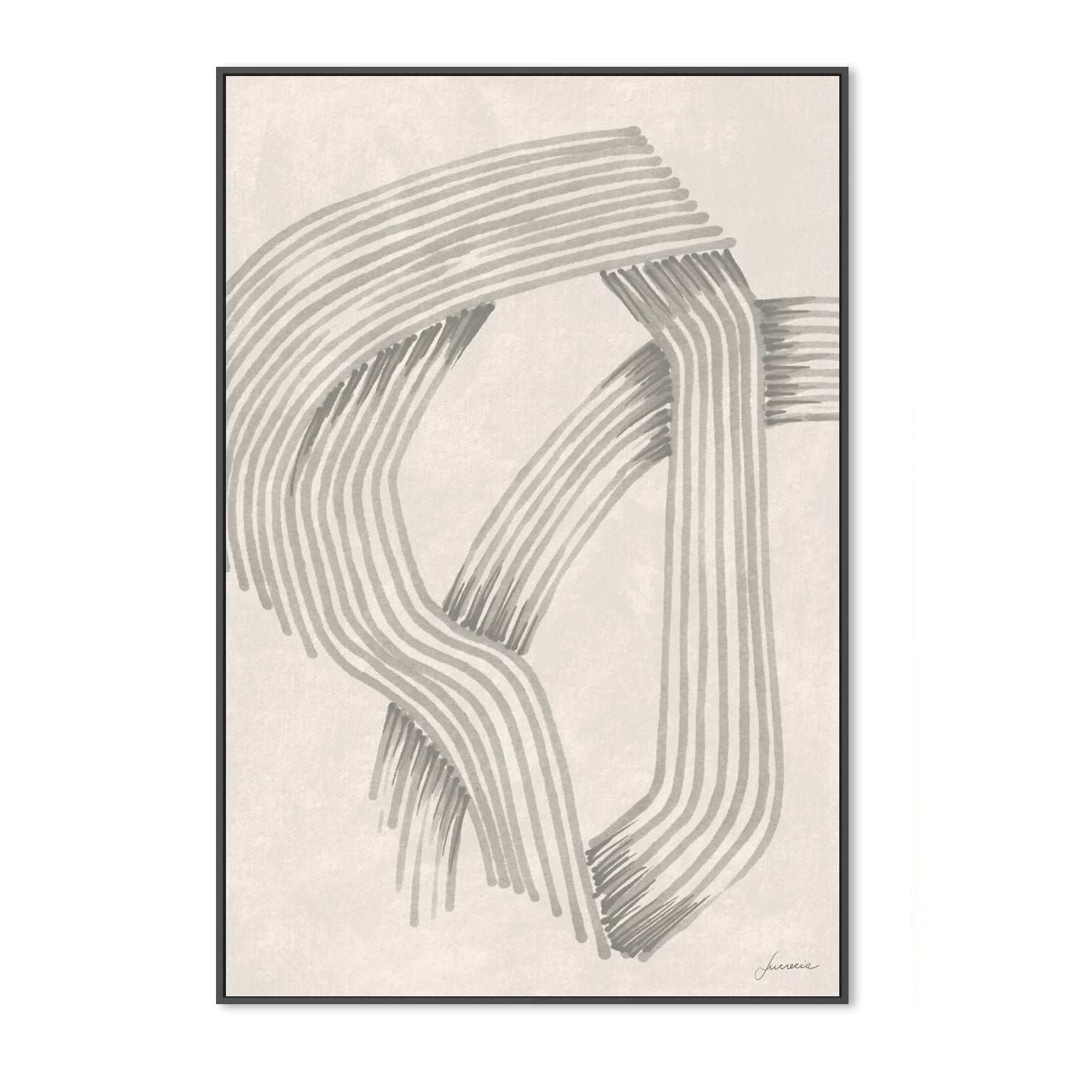wall-art-print-canvas-poster-framed-Intersections, Style A , By Lucrecia Caporale-3