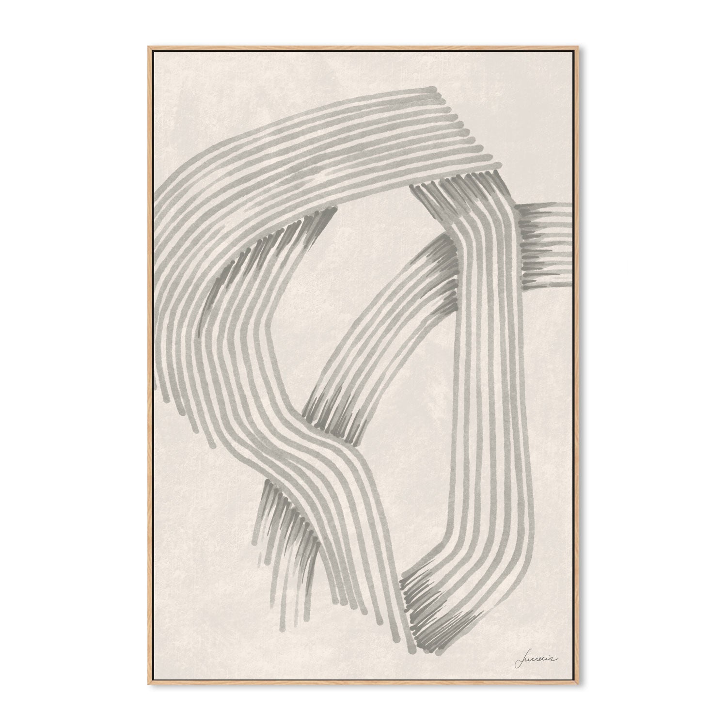 wall-art-print-canvas-poster-framed-Intersections, Style A , By Lucrecia Caporale-4
