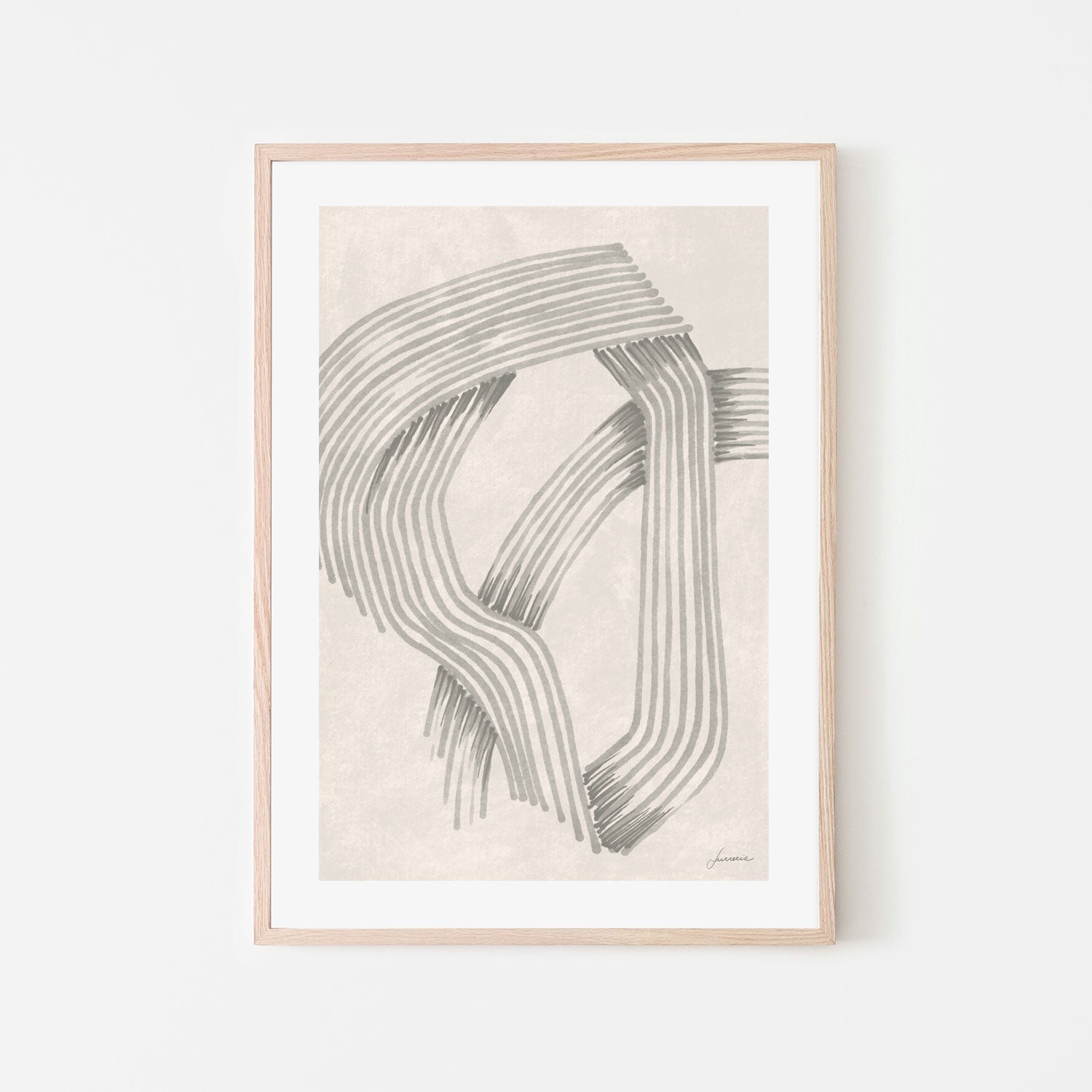 wall-art-print-canvas-poster-framed-Intersections, Style A , By Lucrecia Caporale-6