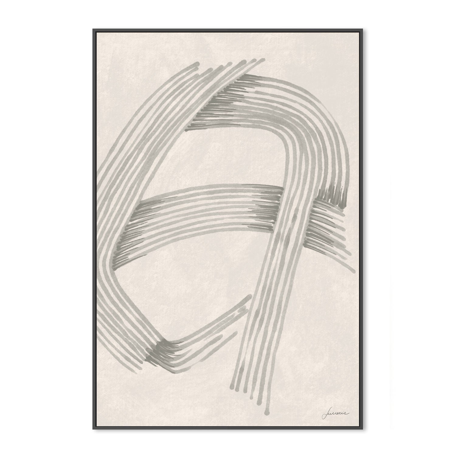 wall-art-print-canvas-poster-framed-Intersections, Style B , By Lucrecia Caporale-3