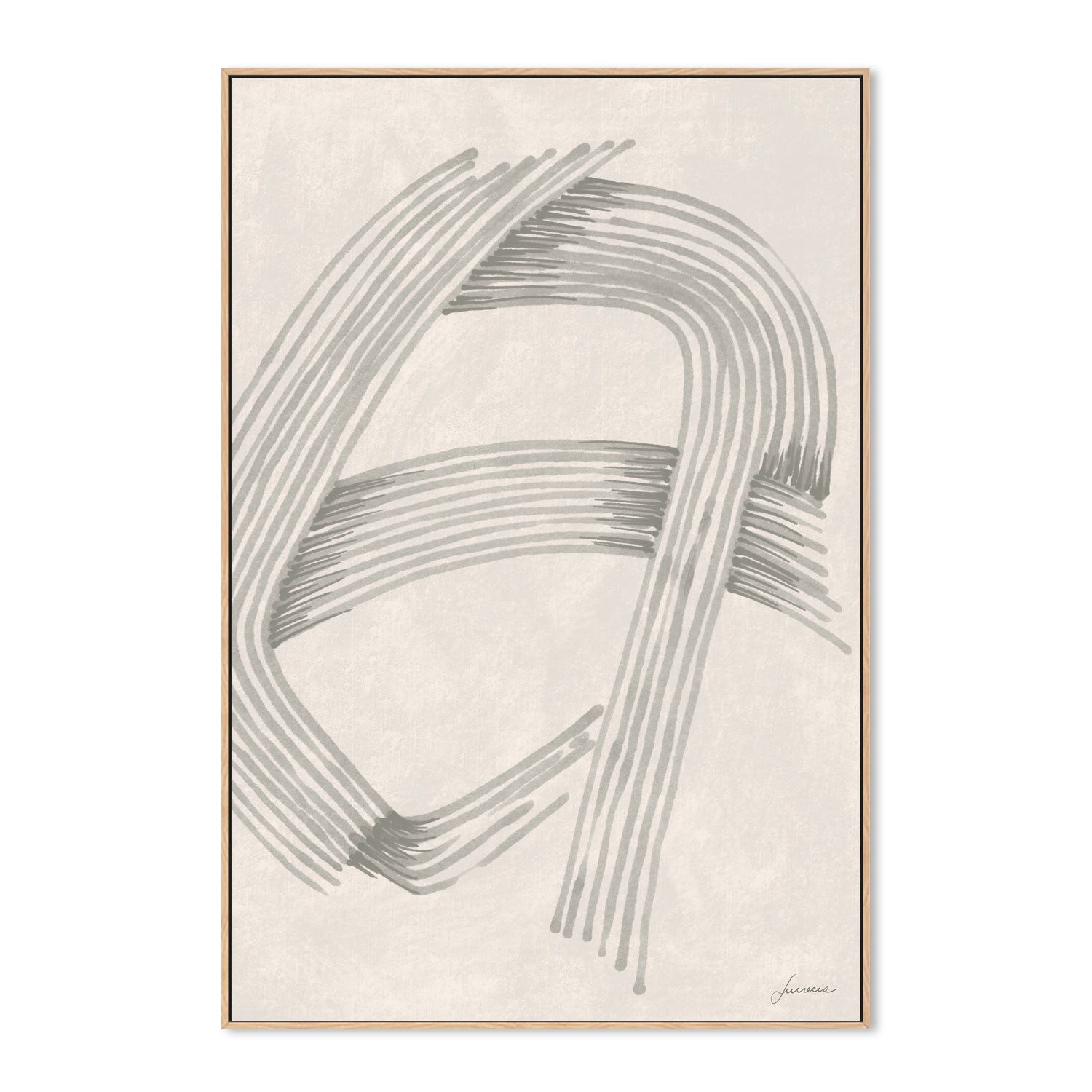 wall-art-print-canvas-poster-framed-Intersections, Style B , By Lucrecia Caporale-4