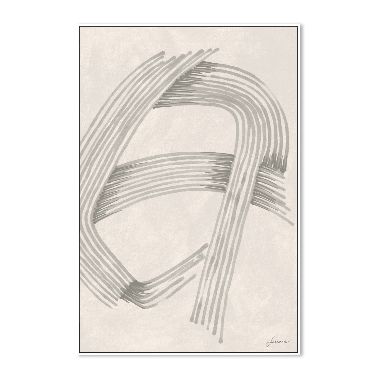 wall-art-print-canvas-poster-framed-Intersections, Style B , By Lucrecia Caporale-5