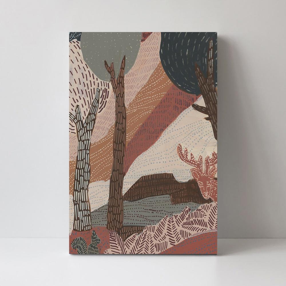 wall-art-print-canvas-poster-framed-Into Bohemia Forest, Style C-by-Emily Wood-Gioia Wall Art