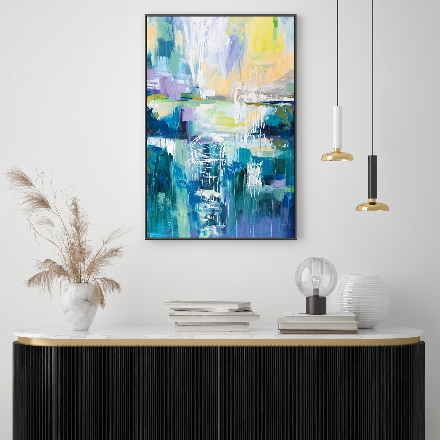 wall-art-print-canvas-poster-framed-Into the Water-by-Jeanette Vertentes-Gioia Wall Art