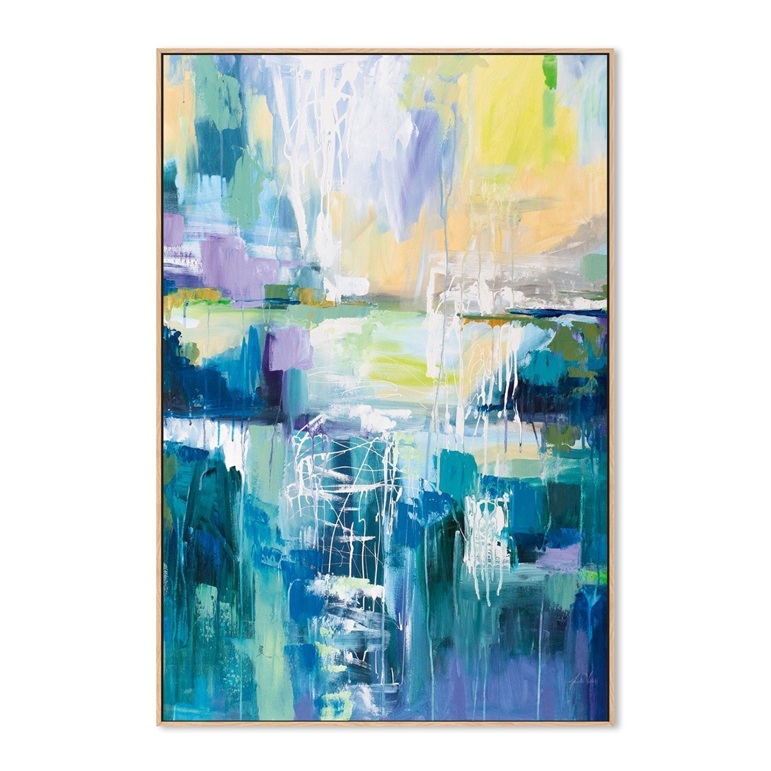 wall-art-print-canvas-poster-framed-Into the Water-by-Jeanette Vertentes-Gioia Wall Art