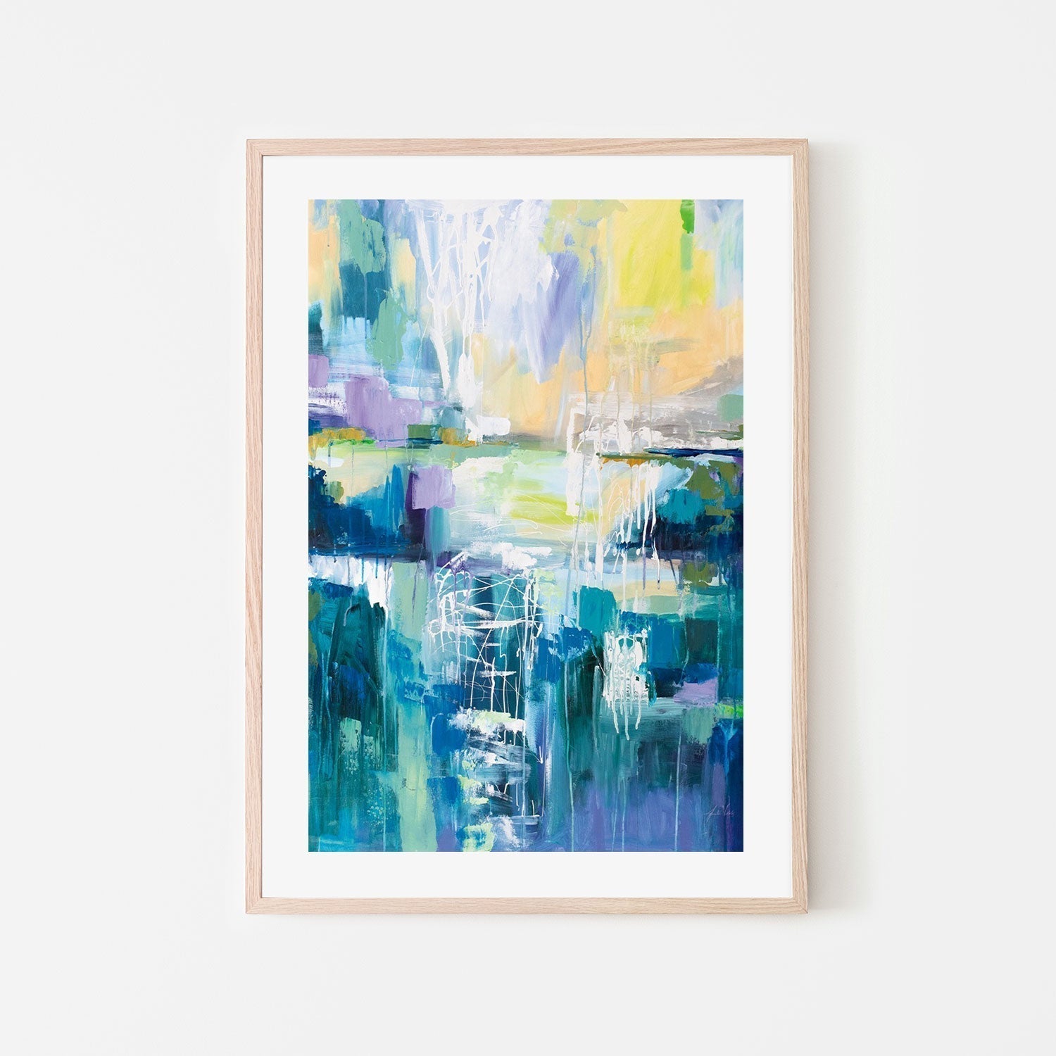 wall-art-print-canvas-poster-framed-Into the Water-by-Jeanette Vertentes-Gioia Wall Art