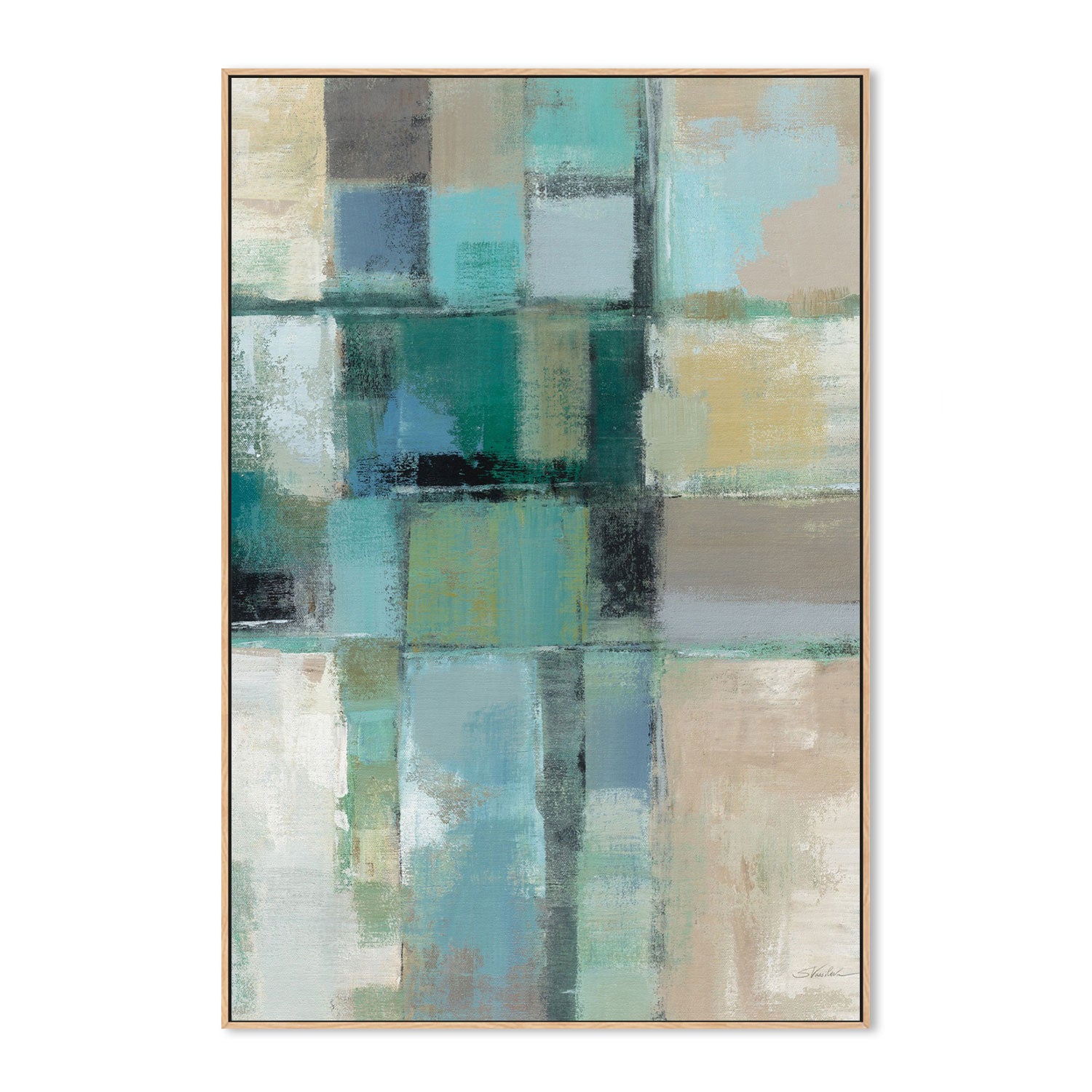 wall-art-print-canvas-poster-framed-Island Hues, Style B-by-Silvia Vassileva-Gioia Wall Art