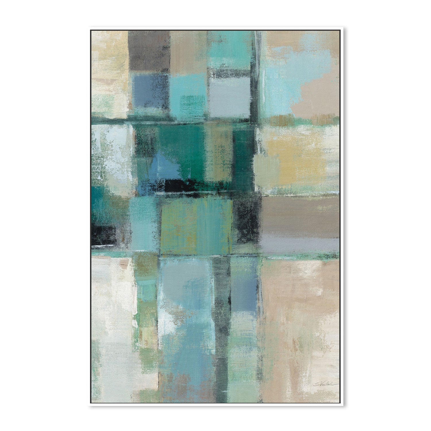 wall-art-print-canvas-poster-framed-Island Hues, Style B-by-Silvia Vassileva-Gioia Wall Art