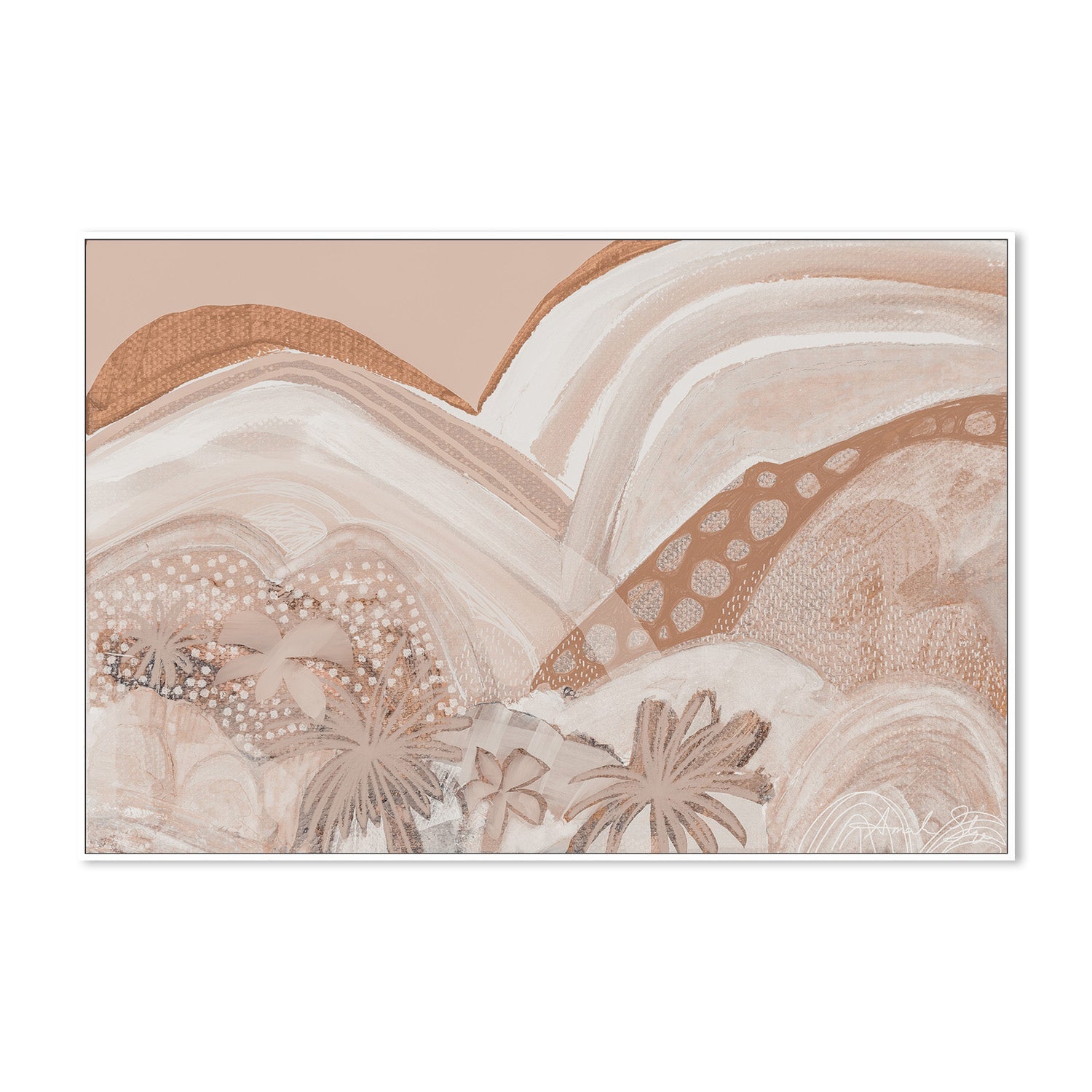 wall-art-print-canvas-poster-framed-Its Comes Naturally, Mocha Mousse , By Amanda Skye-5