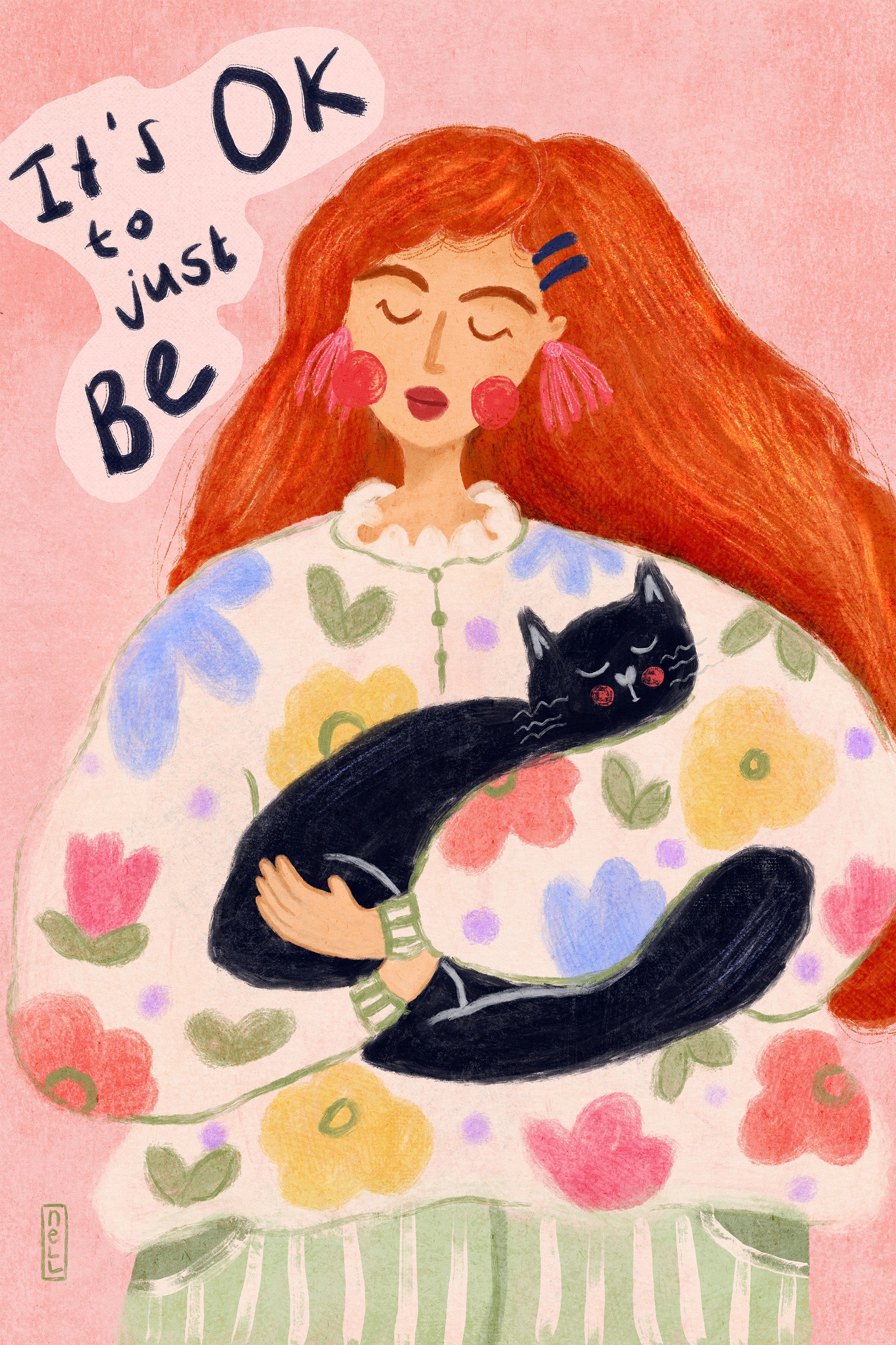 wall-art-print-canvas-poster-framed-It's Ok To Just Be Drawing-1