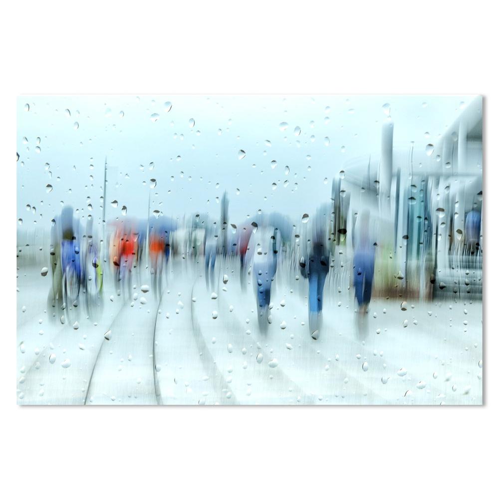It's Raining, by Anette Ohlendorf-Framed-Canvas-Print-Poster-Gioia Wall Art