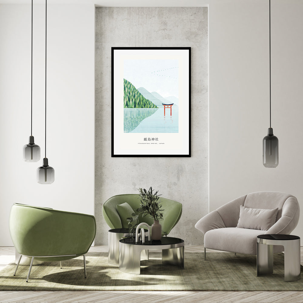 wall-art-print-canvas-poster-framed-Itsukushima Shrine, Japan , By Henry Rivers-GIOIA-WALL-ART