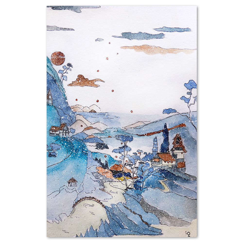 wall-art-print-canvas-poster-framed-Japan Summit-by-Lilou Online Fine Arts-Gioia Wall Art