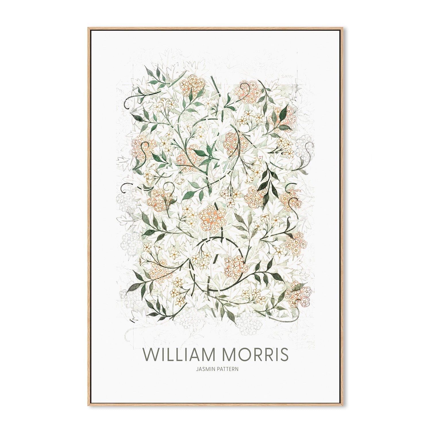 wall-art-print-canvas-poster-framed-Jasmine , By William Morris-GIOIA-WALL-ART