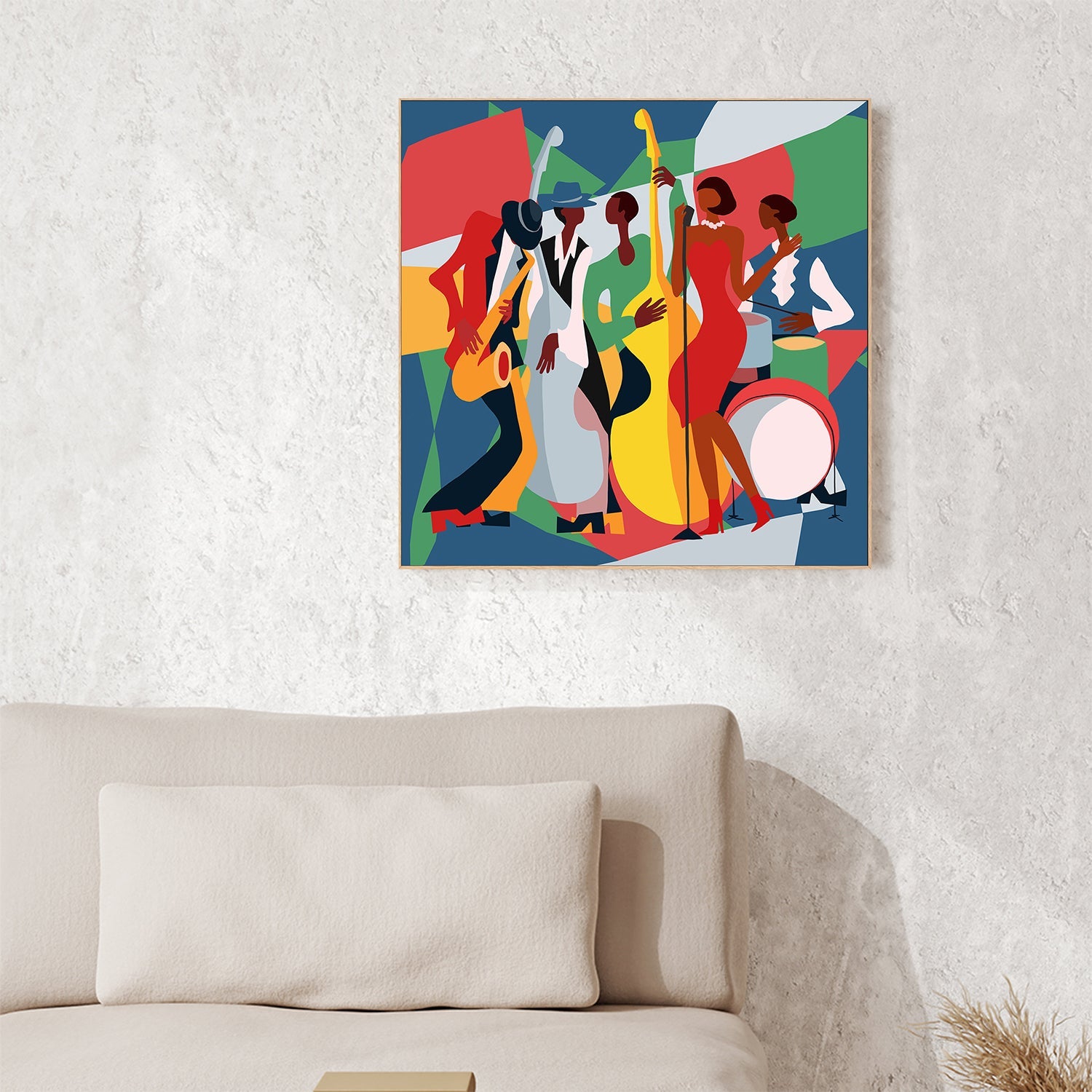 wall-art-print-canvas-poster-framed-Jazz Band-8