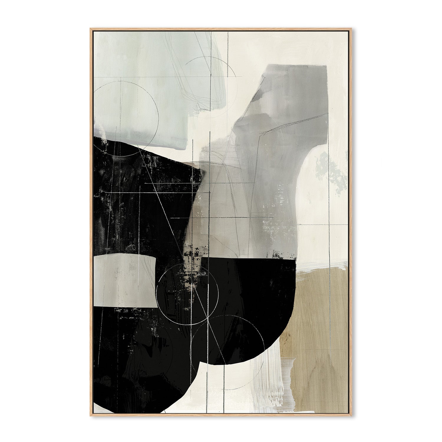 wall-art-print-canvas-poster-framed-Jet Black, Style A , By Tom Reeves-4
