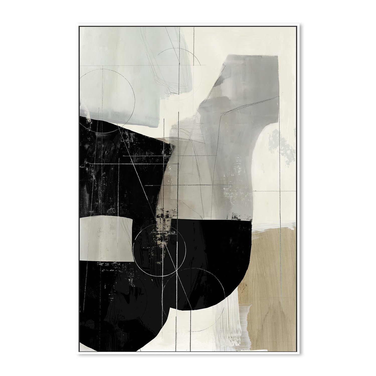 wall-art-print-canvas-poster-framed-Jet Black, Style A , By Tom Reeves-5
