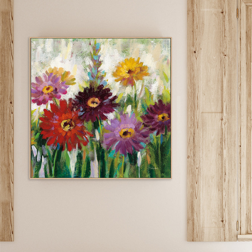 wall-art-print-canvas-poster-framed-Jewel Daisy Gerbera, Style C-by-Silvia Vassileva-Gioia Wall Art