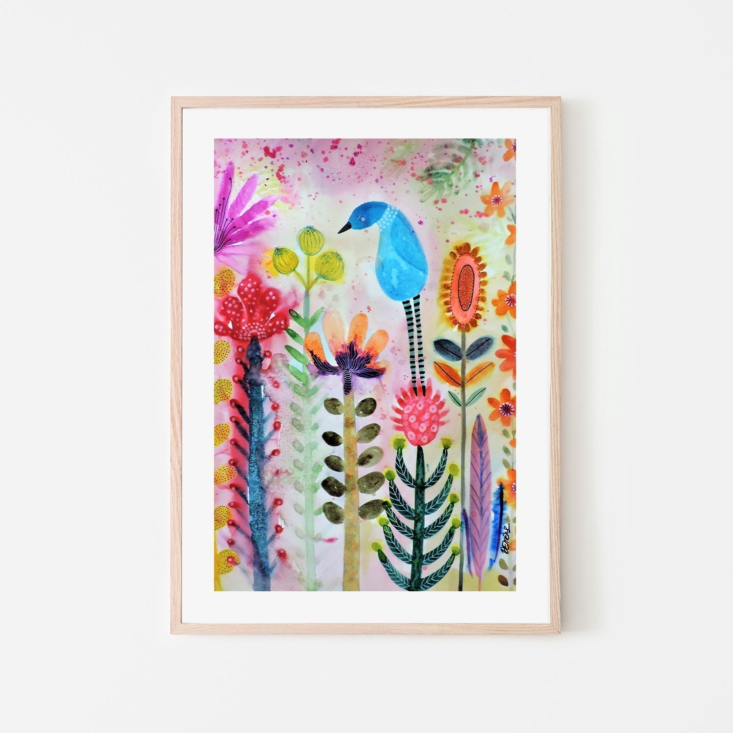 wall-art-print-canvas-poster-framed-Joy In The Garden-by-Sylvie Demers-Gioia Wall Art