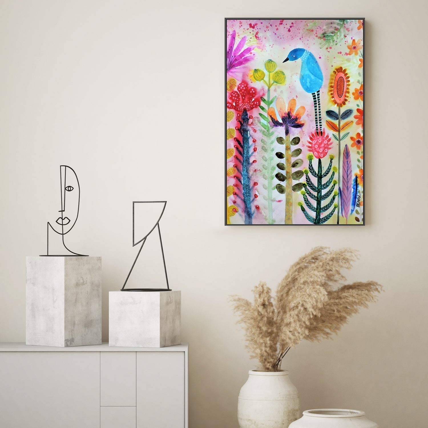wall-art-print-canvas-poster-framed-Joy In The Garden-by-Sylvie Demers-Gioia Wall Art