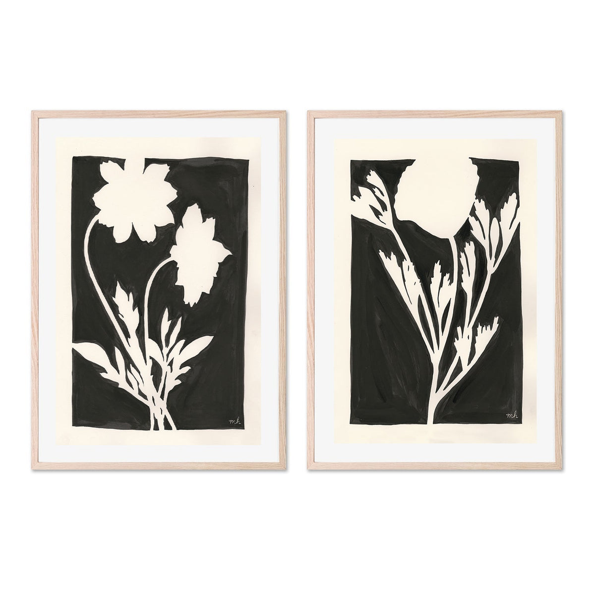 wall-art-print-canvas-poster-framed-Joyful Spring, Set of A & B, Set of 2-by-Moira Hershey-Gioia Wall Art