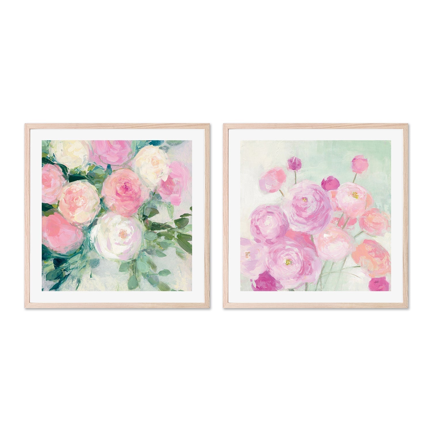 wall-art-print-canvas-poster-framed-June Abundance, Set of 2-by-Julia Purinton-Gioia Wall Art