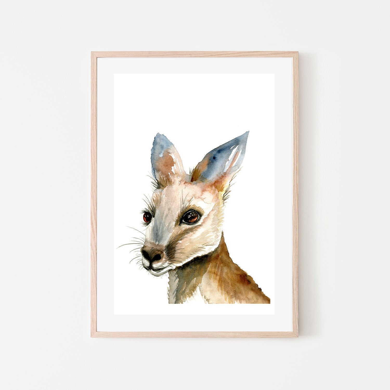 wall-art-print-canvas-poster-framed-Kangaroo , By Jessie Mitchelson-GIOIA-WALL-ART