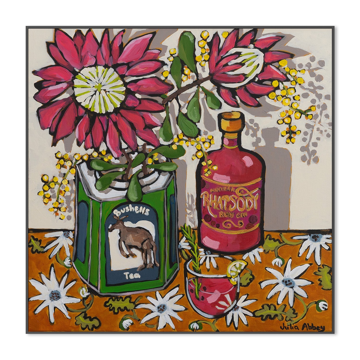 wall-art-print-canvas-poster-framed-Kangaroo gin-3