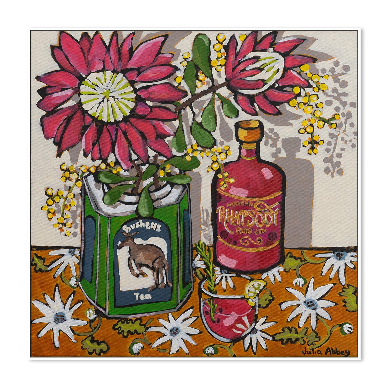 wall-art-print-canvas-poster-framed-Kangaroo gin-5