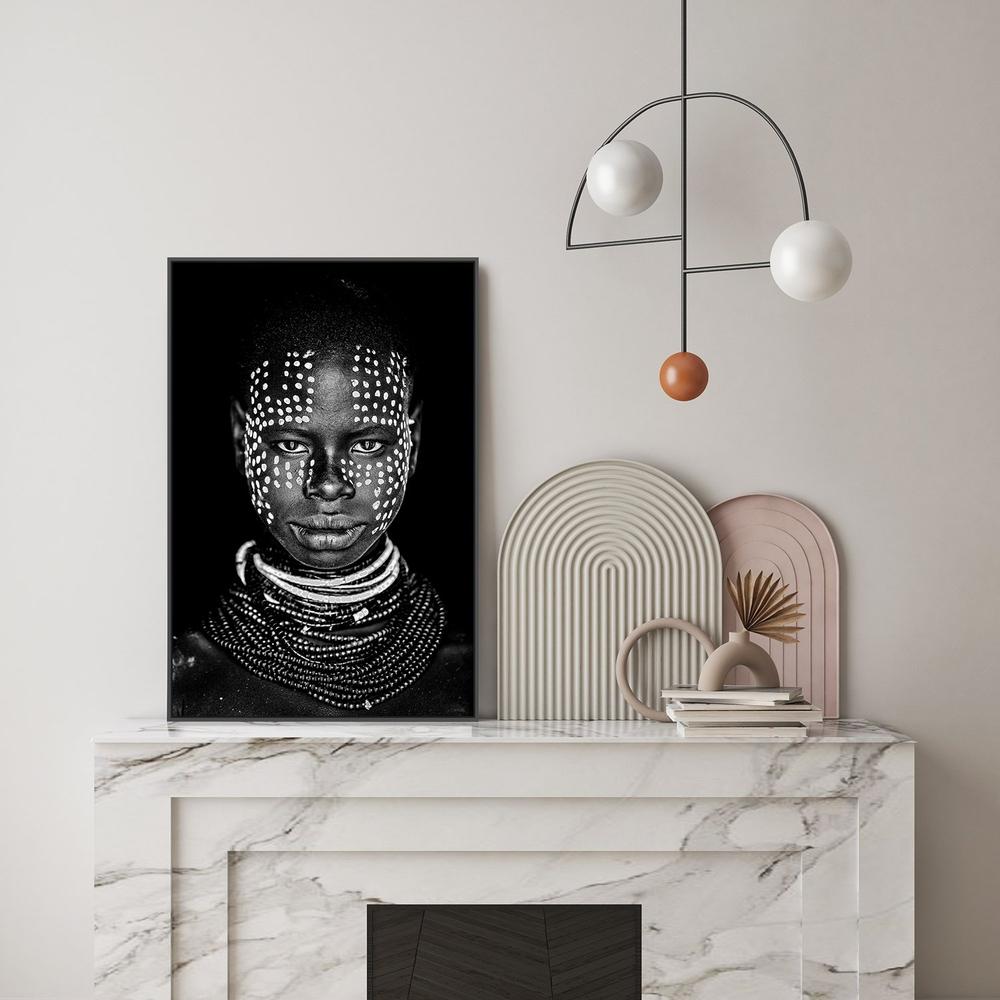wall-art-print-canvas-poster-framed-Karo Woman, By Vedran Vidak-by-Plus X Studio-Gioia Wall Art