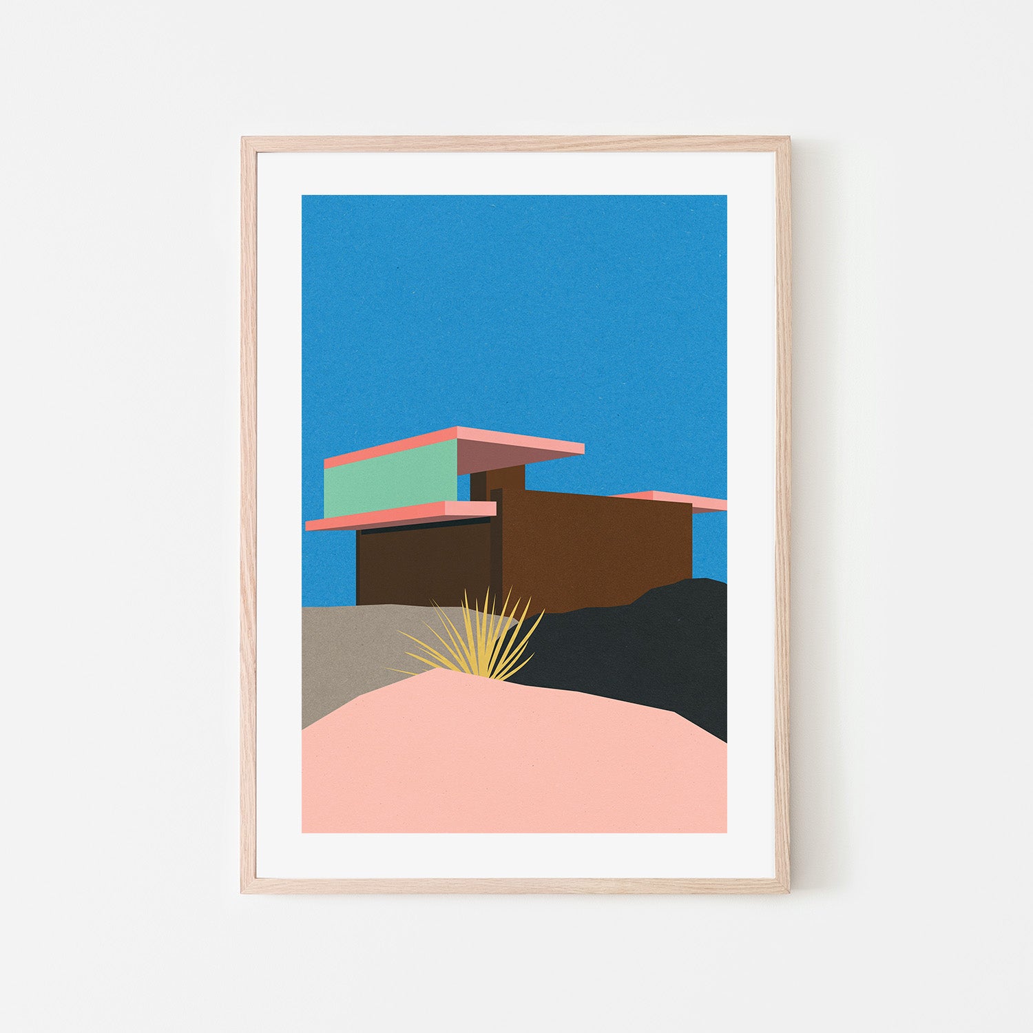 wall-art-print-canvas-poster-framed-Kaufmann Desert House-6