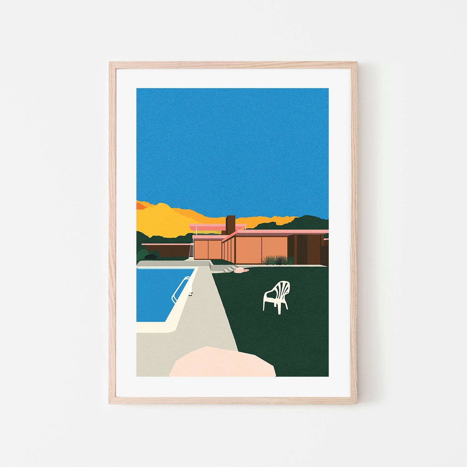 wall-art-print-canvas-poster-framed-Kaufmann Desert House Pollside-6