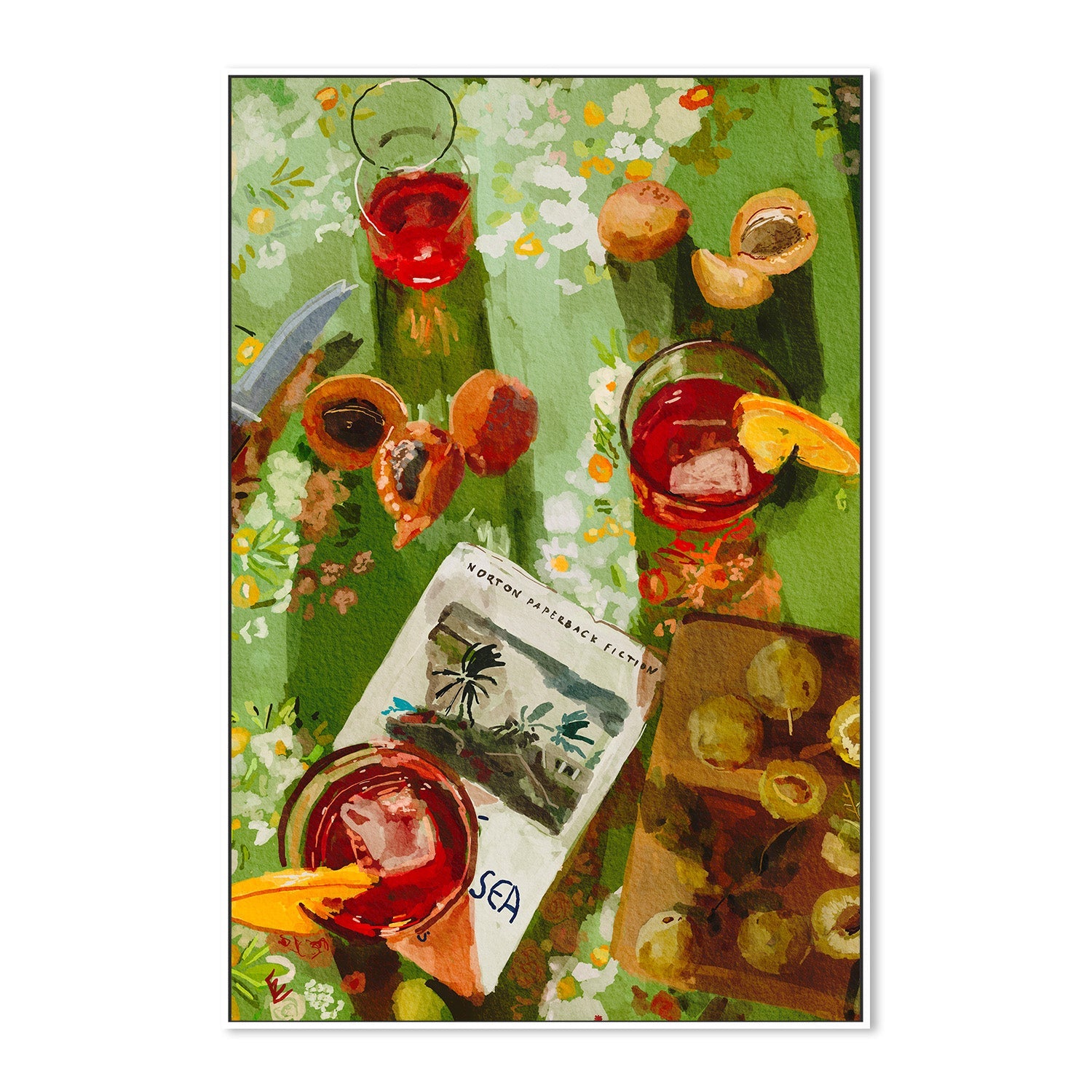 wall-art-print-canvas-poster-framed-Key west apricots-5
